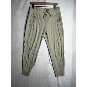 Athleta Trekkie North Jogger Pants Sage Green Khaki Ripstop Hiking Womens Sz 10